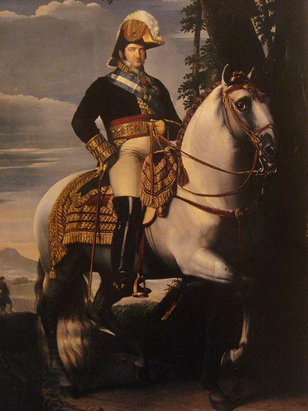 Vicente Lopez y Portana Equestrian portrait of Ferdinand VII of Spain China oil painting art